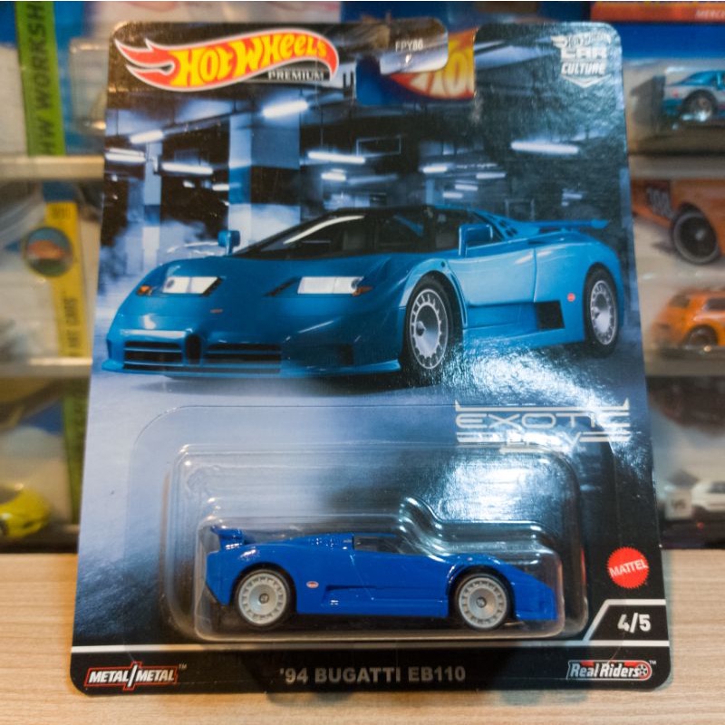 HOT WHEELS 94 BUGATTI EB110 - EXOTIC ENVY - PREMIUM