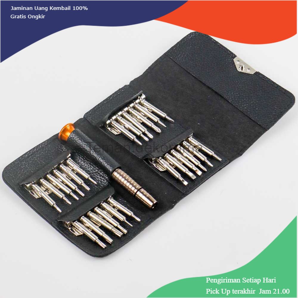 TD - HTA Taffware Obeng Reparasi Smartphone Torx Set 25 in 1 - JN00021