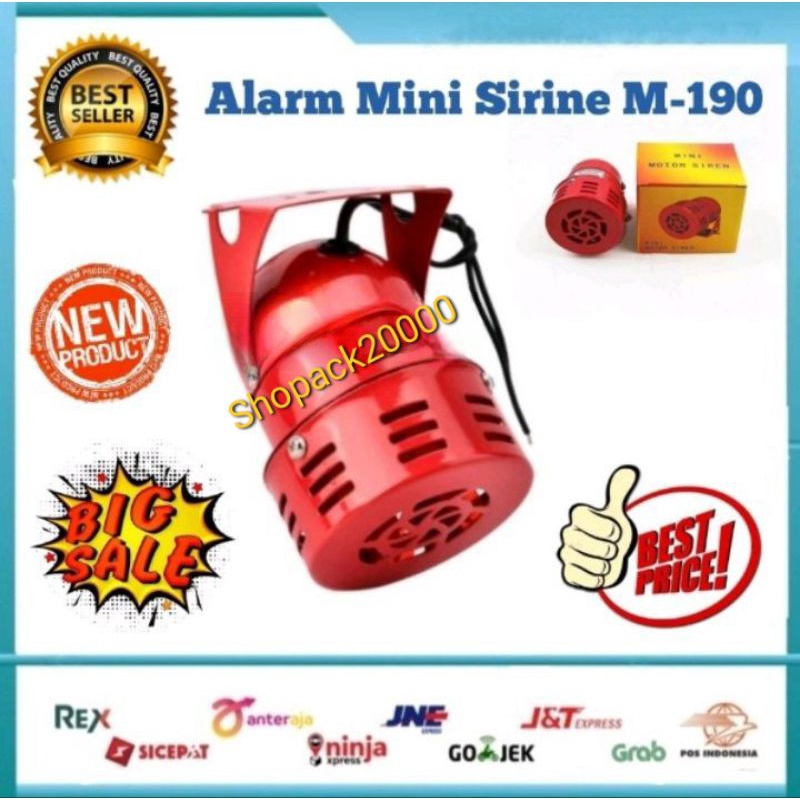 Sound Motor Siren / Sirene Alarm MS 190 TAB