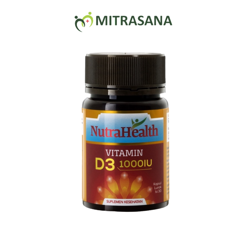 NutraHealth Vitamin D3 400 IU - 30 &amp; 100 Kapsul Lunak