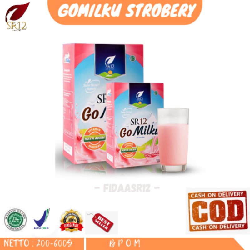 

BEST SELLER!! GOMILKU STROBERY!! SUSU KAMBING TIDAK AMIS