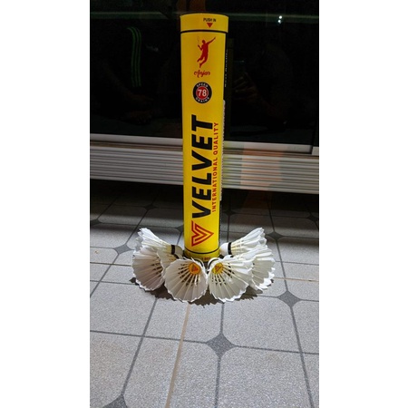 kok Bulu tangkis l Velvet shuttlecocks speed 78 bola badminton