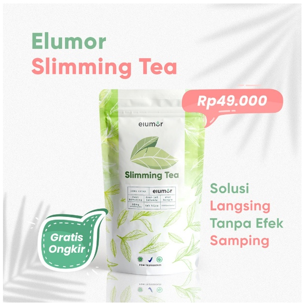 Elumor Slimming Tea I Teh Pelangsing Herbal Alami