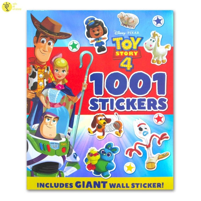 

STICKER ACTIVITY BOOK DISNEY PIXAR TOY STORY 4 1001 STICKERS