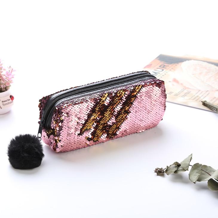 

Oke Price ✪ G13 KOTAK PENSIL POUCH SEQUIN / sequins motif premium new model 2022^