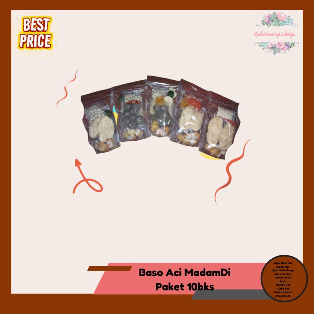 

Baso Aci MadamDi Paket Reseller 10bks || dianspshop.