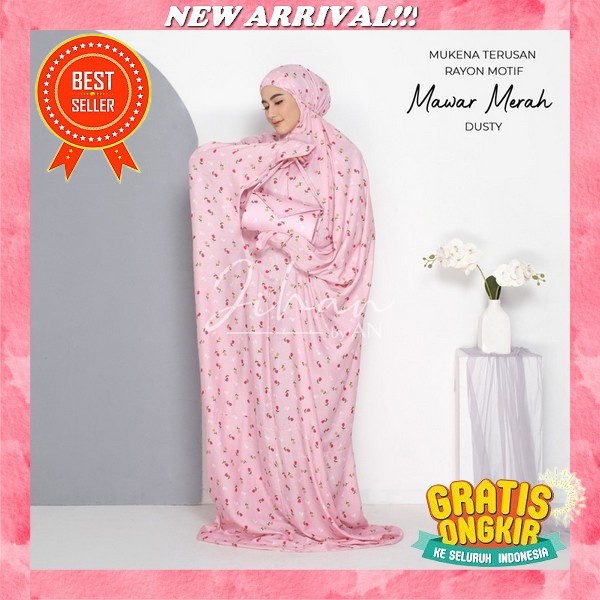 Amshop Mukena Dewasa Terbaru Fatimah Khadijah Kd Dan Azizah Polos Bordir Mukena Dewasa Terusan Muken
