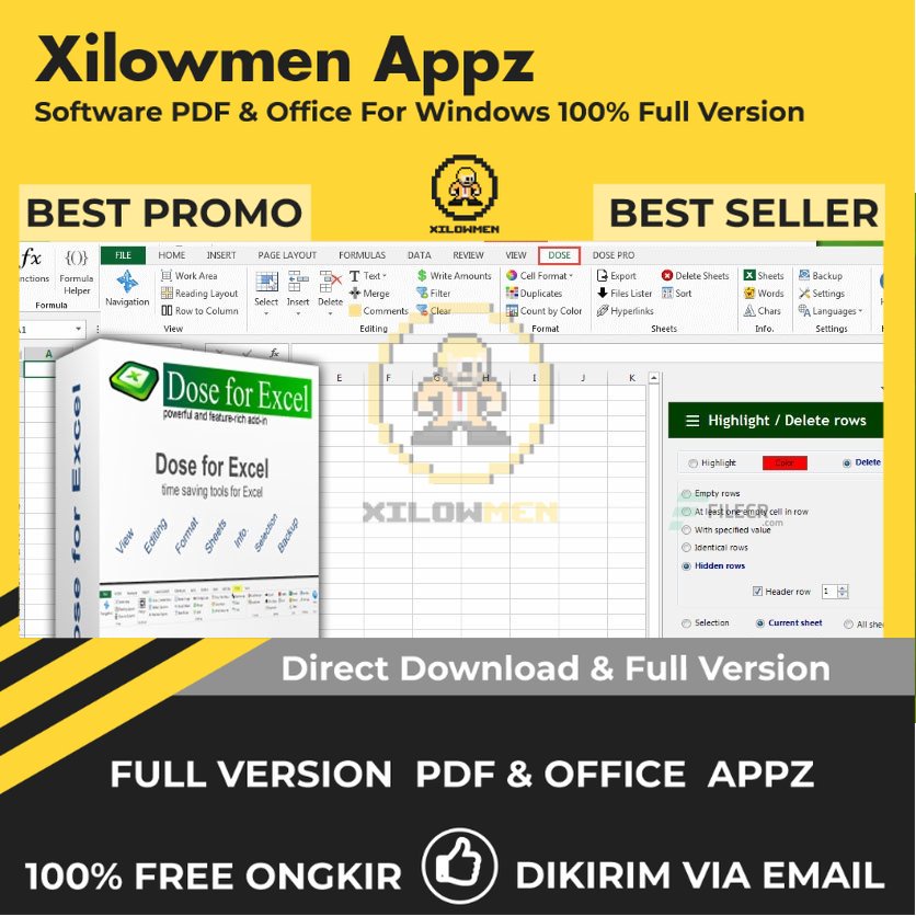 [Full Version]  Zbrainsoft Dose for Excel Pro PDF Office Lifetime Win OS