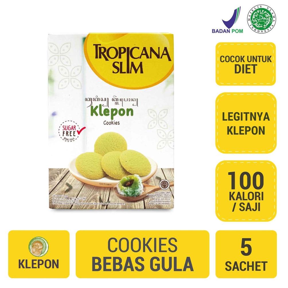 

acp08 Tropicana Slim Klepon Cookies (5 Sch) - Snack Bebas Gula, 100 Kalori Tanpa Ongkir