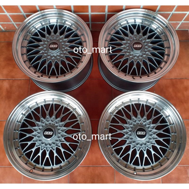 Velg BBS RS R18 Pcd 5x120 5x114 BMW E36 E46 F10 F30 318i 320i 323i 325i 328i 330i 520i 528i 535i 520