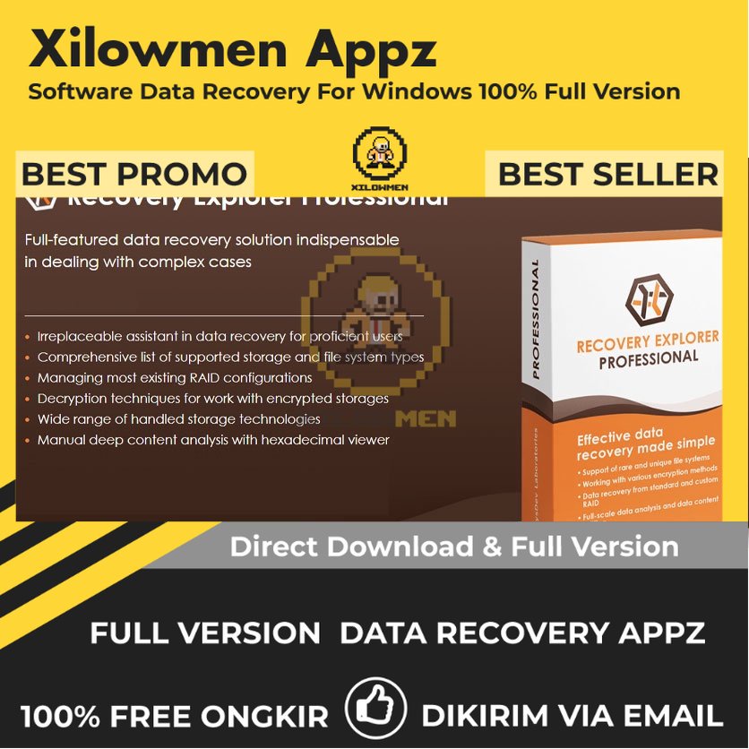 [Full Version] Recovery Explorer Professional Pro Lifetime Data Recovery WIN OS - Perangkat lunak pemulihan data canggih untuk berbagai skenario kehilangan data