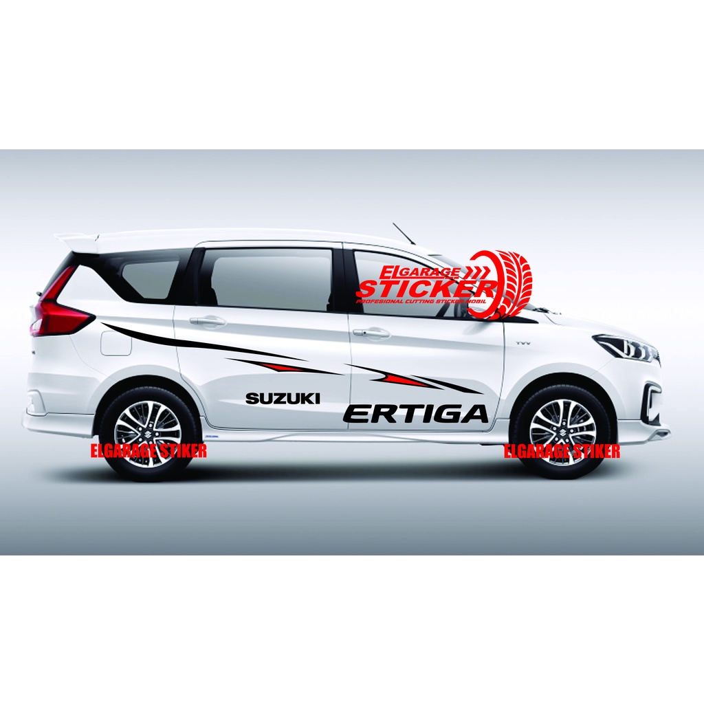 Stiker mobil suzuki ertiga stiker striping mobil ertiga cutting stiker variasi body mobil ertiga