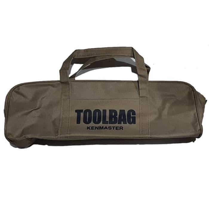 Kenmaster Tas Perkakas Tool Bag kenmaster Coklat - Tool Set Kit Bag Tool Bag  -  BISA COD