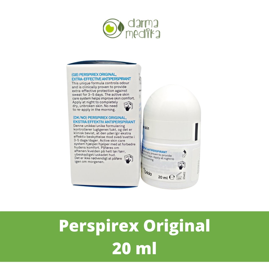 Perspirex Original BPOM Antiperspirant anti perspirant deodorant 20ml 20 ml