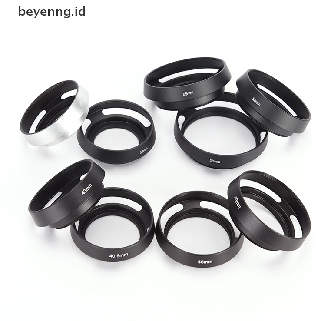 Beyen37 39 40.5 43 46 49 52 55 58 62 67 mm Tudung Lensa metal Untuk FOR Leica Canon Nikon New ID