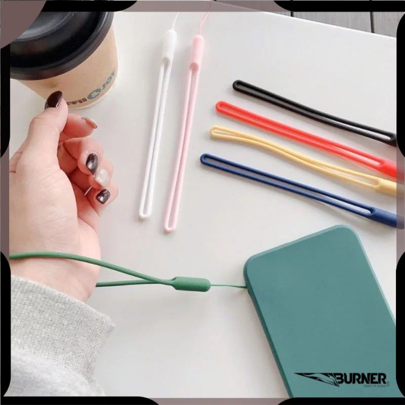 TALI GANTUNGAN HP PENDEK LUCU MOTIF POLOS ALL TIPE HP