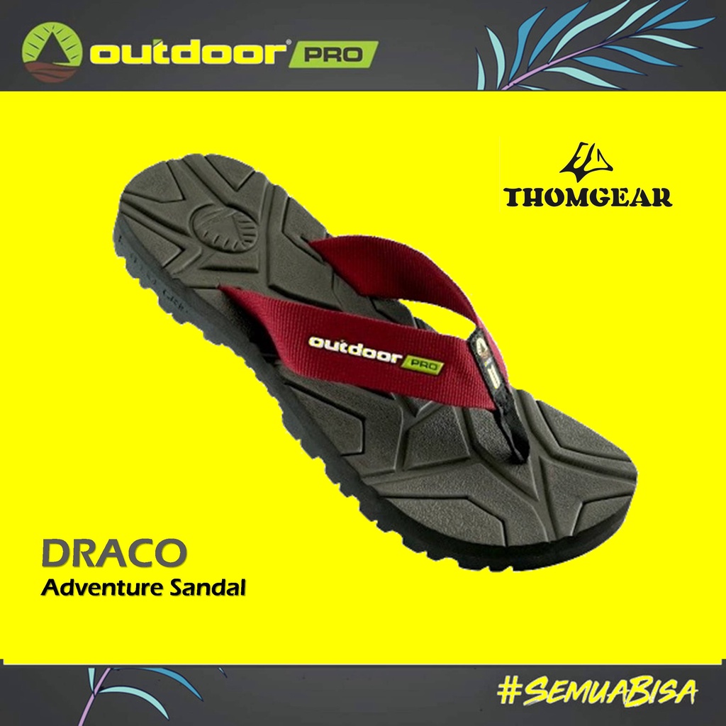 Thomgear Outdoor Pro Draco Sandal Jepit Gunung Pria Original