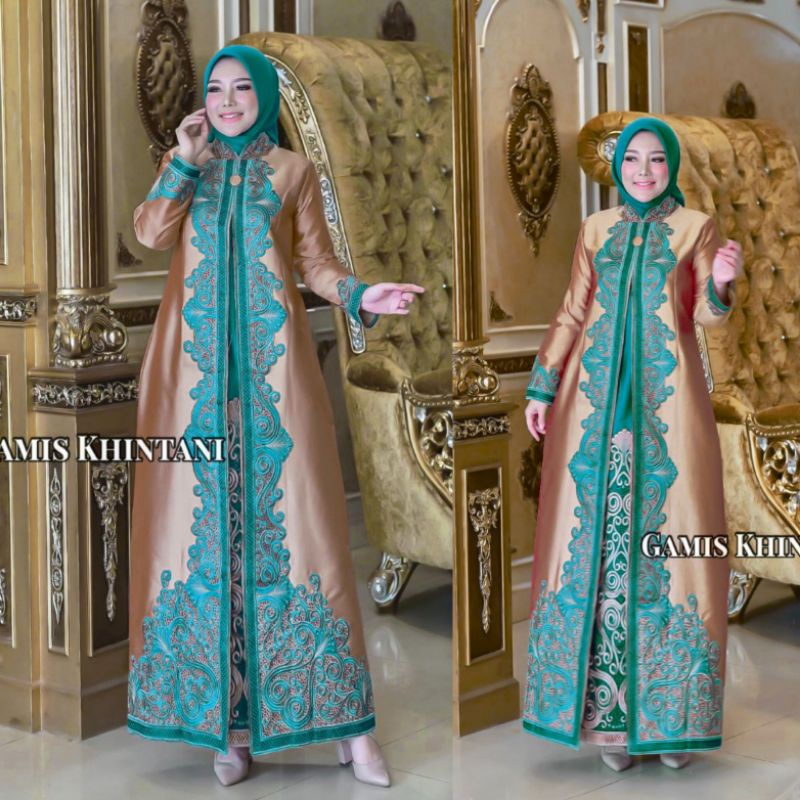 KEBAYA MODERN // NEW GAMIS KINTANI // SERAGAMAN WISUDA // BAJU PESTA LAMARAN // BAJU WISUDA // Original by pelangi jaya