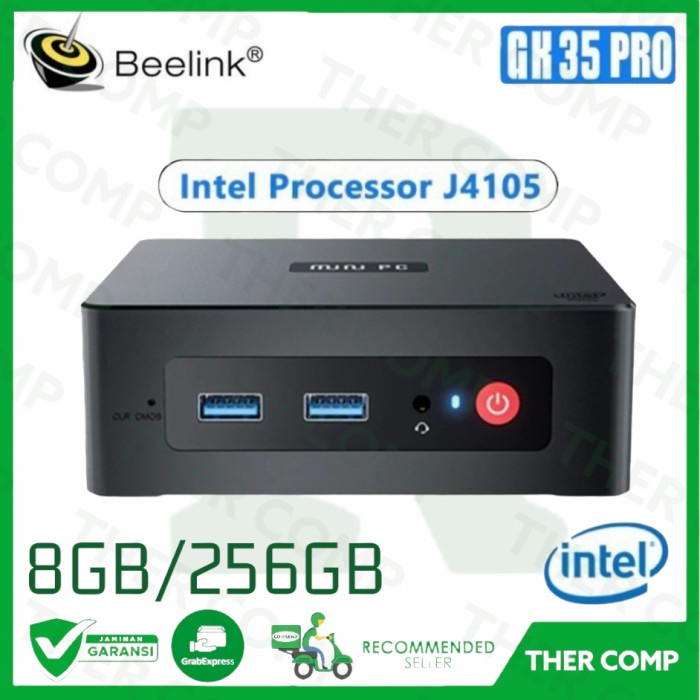 Mini PC Beelink GK35 Intel J4105 Windows 10 RAM 8GB ROM 256GB