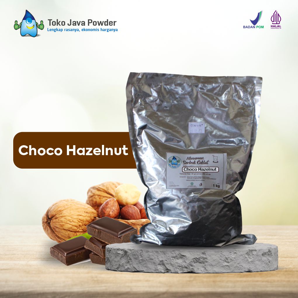 

Bubuk Minuman CHOCO HAZELNUT Powder 1000 g - Java Powder Drink - BPOM & HALAL