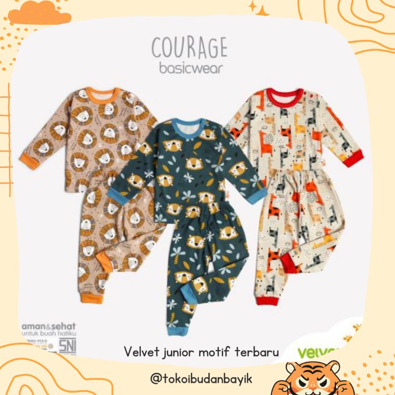 BISA COD SETELAN ANAK VELVET JUNIOR PENDEK/PANJANG/CPR(Baju pdk clna pjg)