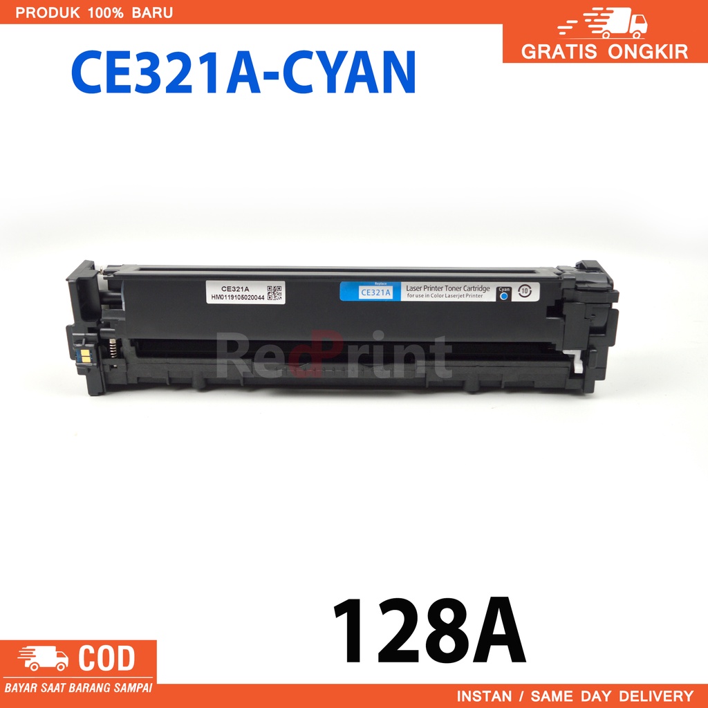 Satu Set Toner Cartridge Compatible 128A Printer CM1415 fnw, CP1525nw, CP1521, CP1522 , CP1523, CP1525, CP1526nw, CP1527nw, CP1528nw, CM1411fn, CM1412tn, CM1413fn, CM1415fn, CM1416fnw, CM1417fnw, CM1418fnw