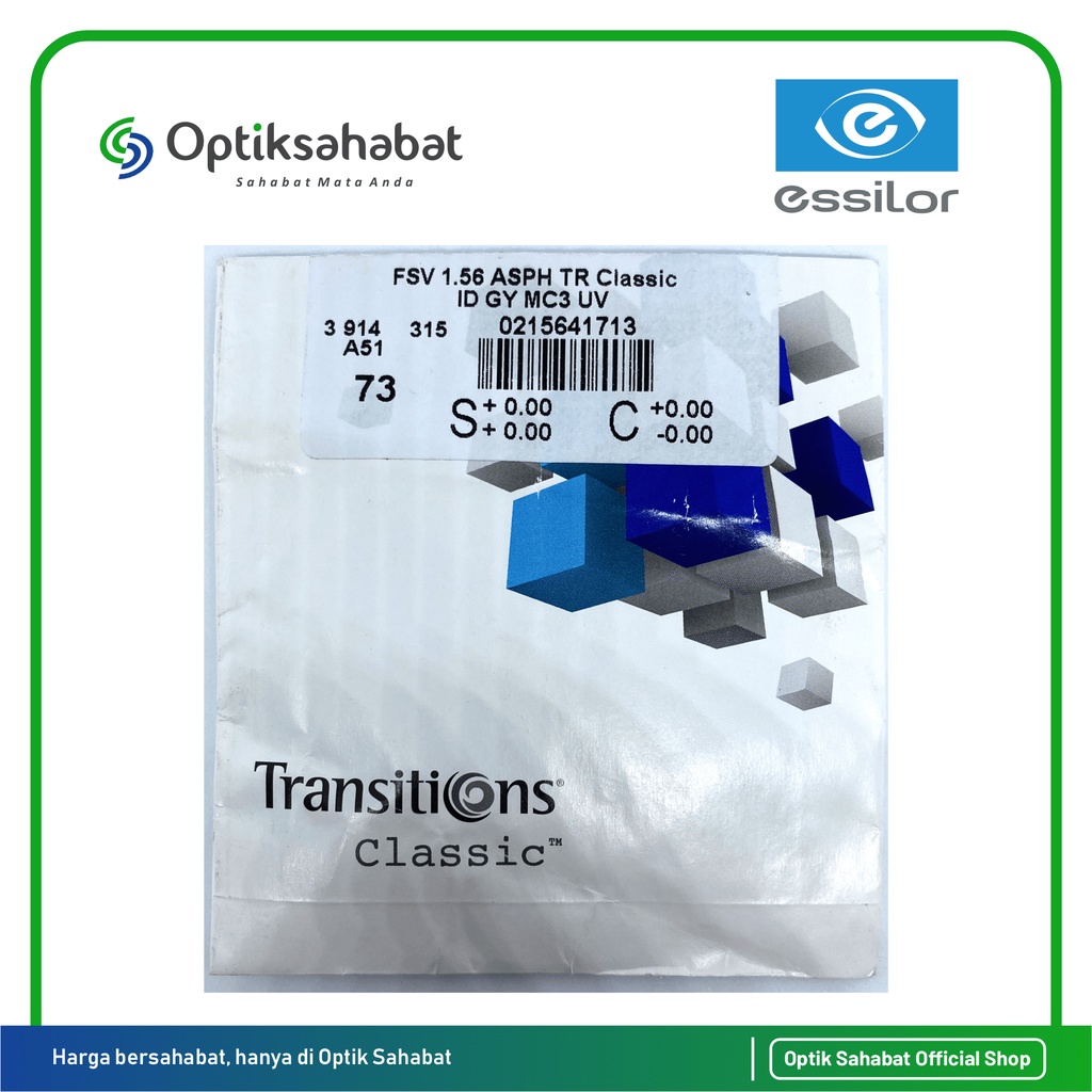 Lensa Essilor Transitions Classic