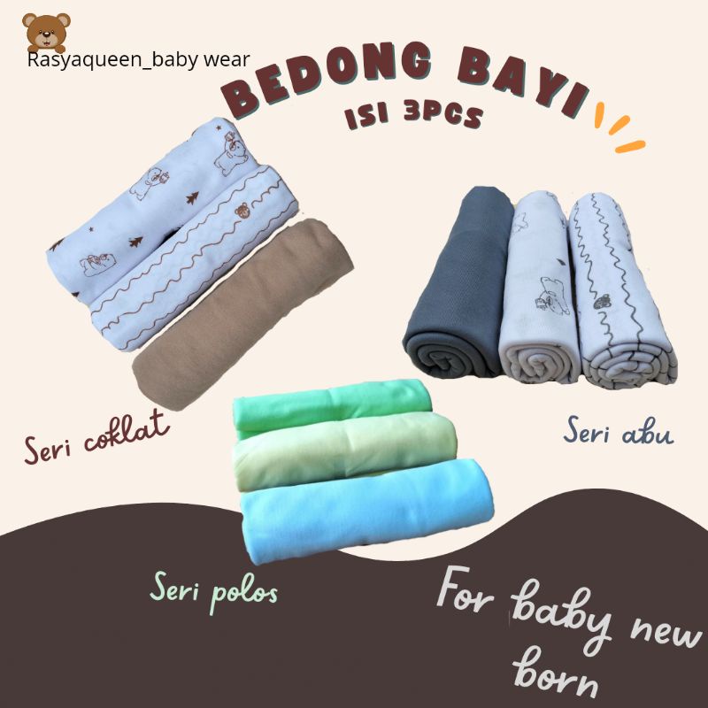 Jual Bedong bayi sablon / bedong bayi baru lahir / perlengkapan bayi ...