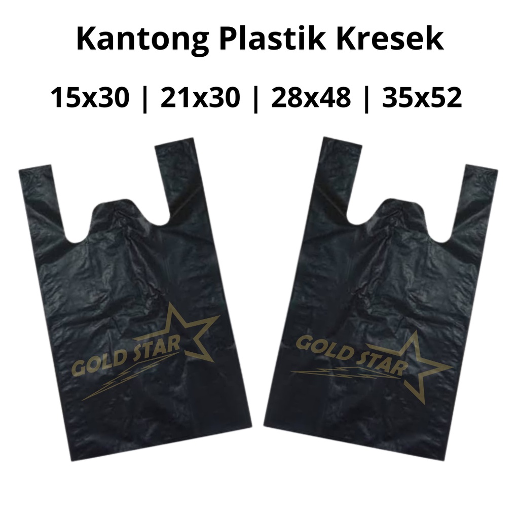 Tas Kresek Hitam 28x48 Kantong Plastik Kresek Murah