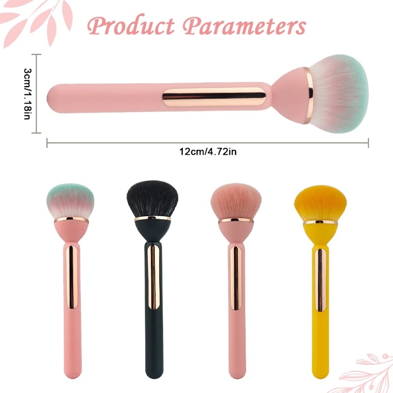 Professional Foundation Loose Powder Brush/Brush Kontur Bulu Halus Besar/Alat Makeup Wanita Serat Wol Imitasi