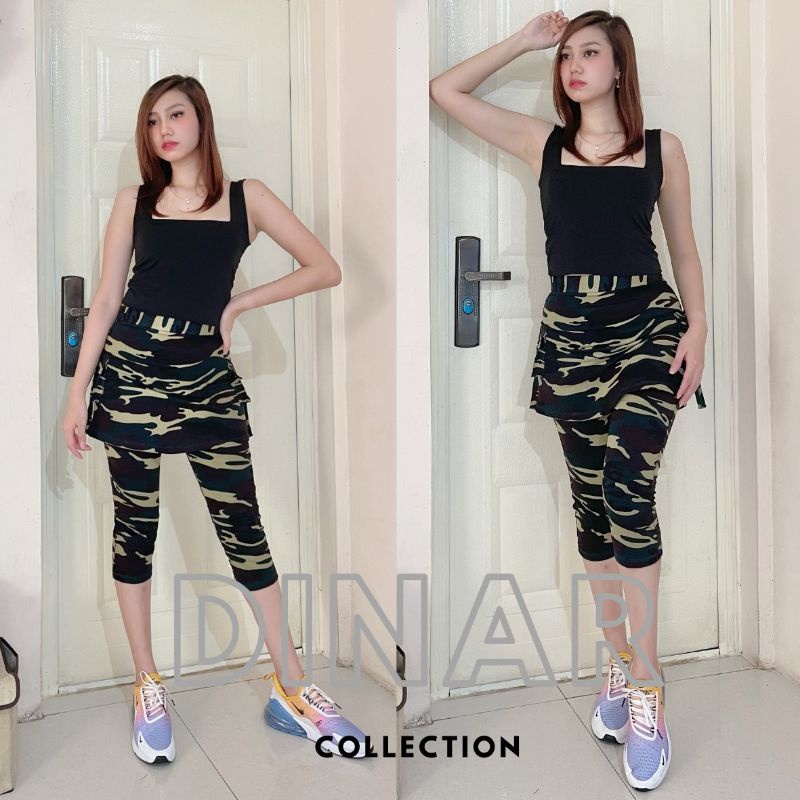 Celana Senam Cargo Doreng Army//Celana Senam Cargo Loreng Army PDL