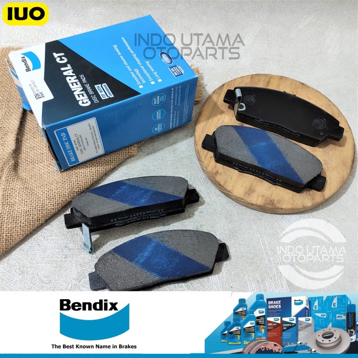 Kampas Rem Accord VTIL 2400cc 1999-2004 BENDIX Brake Pad DB 1268 GCT