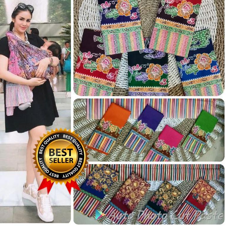 READY Kain Batik Gendongan Bayi Ukuran Panjang Selendang Gendong Bayi Batik Cukin Premium