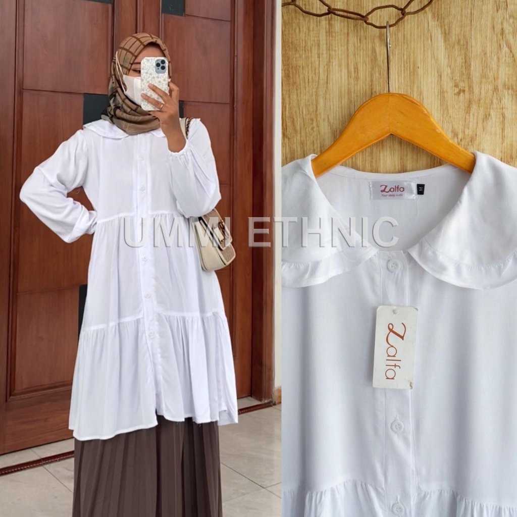 galfa - DANILLA tunik ZO / tunik polos / tunik rayon / tunik polos / tunik Wanita murah / tunik keki