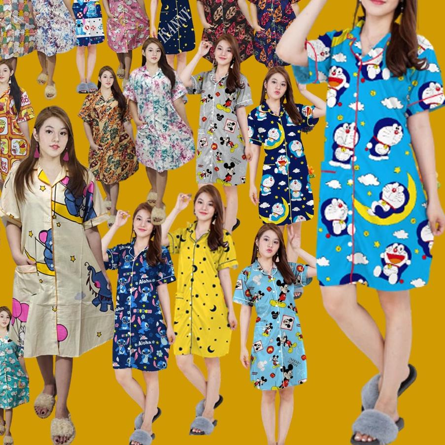 ❃ ISANNY PIYAMA SIZE.L/PIYAMA STARMOON,STICH,PHO,MIKEY//REAL PICT ♖