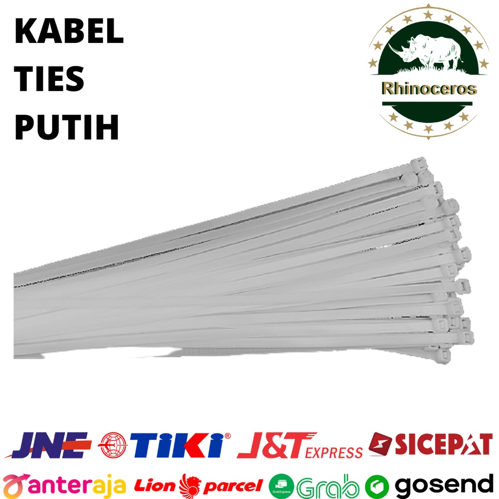Kabel Ties Putih Kabel Tis Kabel Pengikat Putih