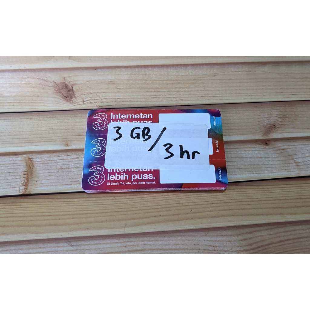 Tri Voucher 3 gb/3 hr