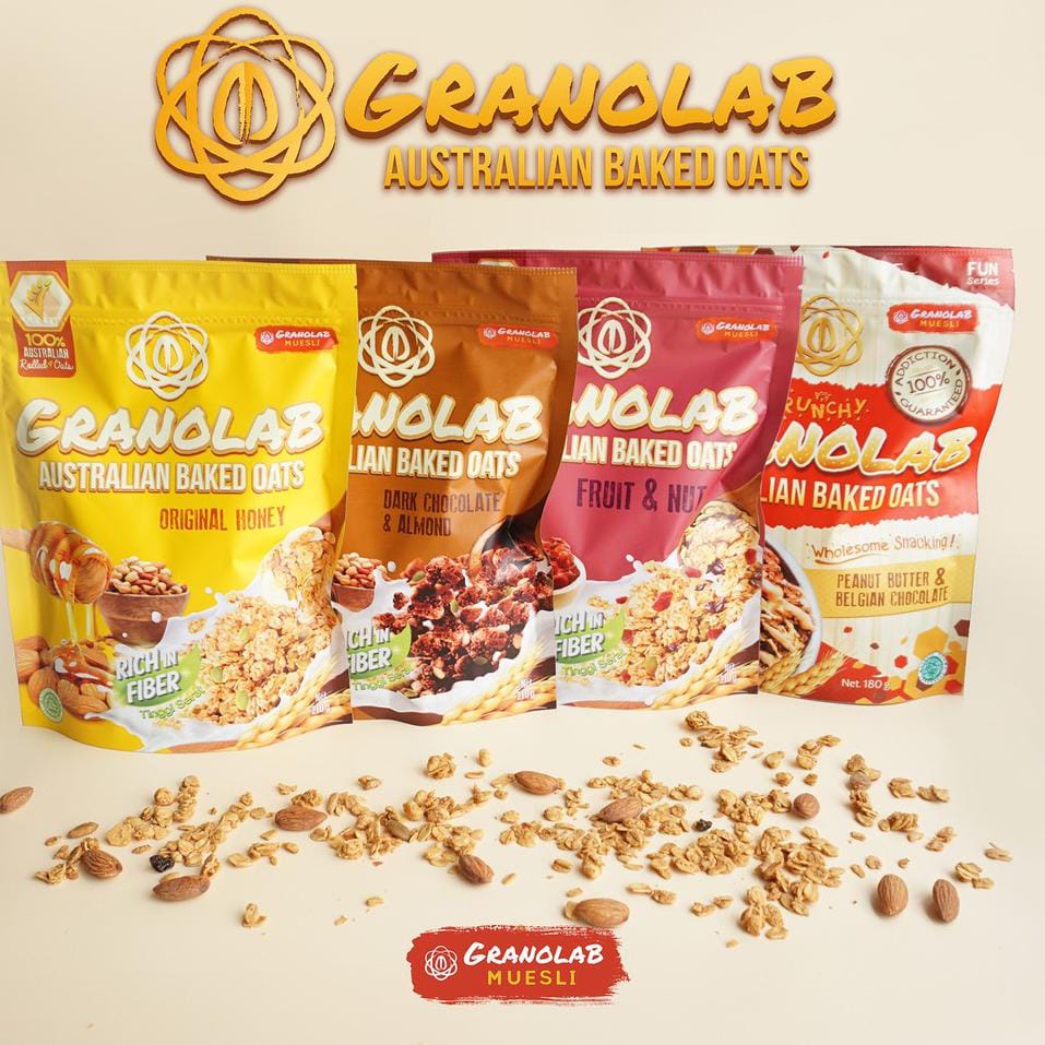

Granolab Australian Baked Oats Granola 210 g