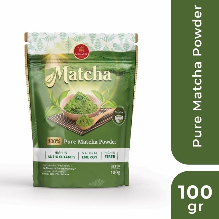 

Ready Stok Mamacia Treats Organic Matcha Powder 100% Pure Matcha Bubuk Green Tea