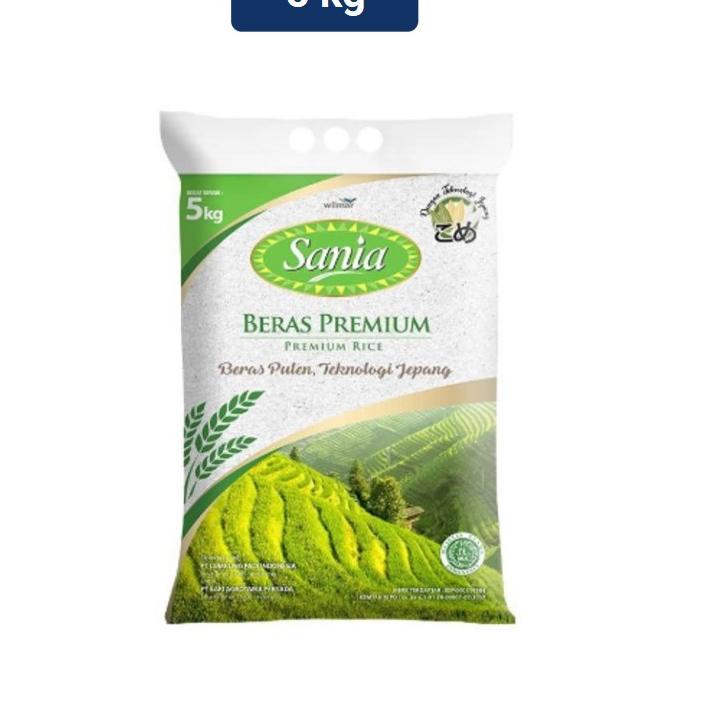 

❅ Sania Beras Premium 5kg ☉