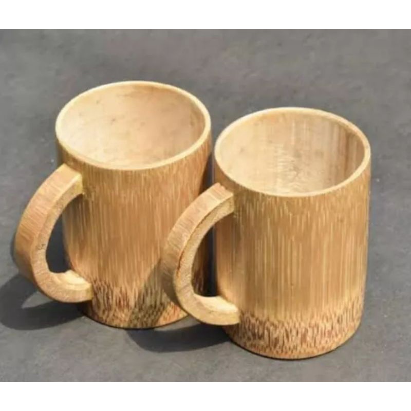 Gelas Bambu Cantik Cangkir Bambu Kerajinan Bambu