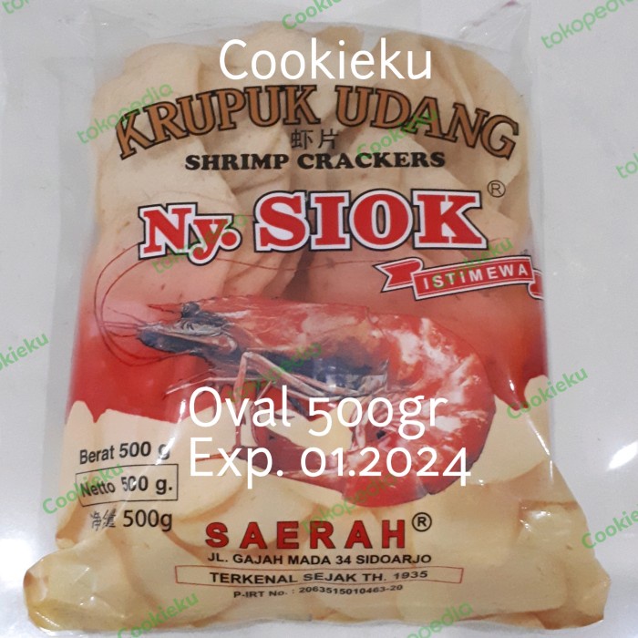 

Terlaris ✨ -Kerupuk Udang Ny Siok 500gr2.2.23