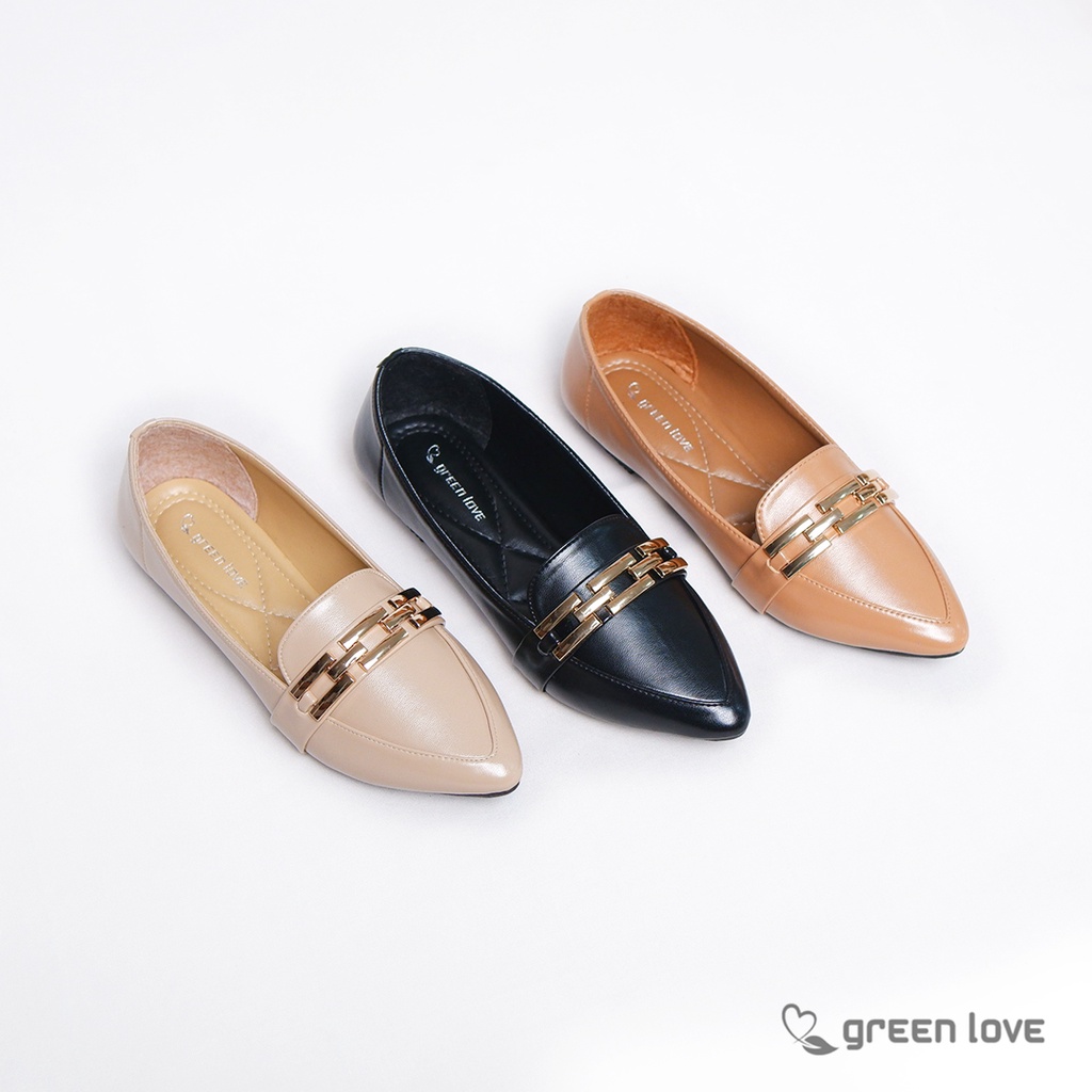 Green Love sepatu Flat KELLY