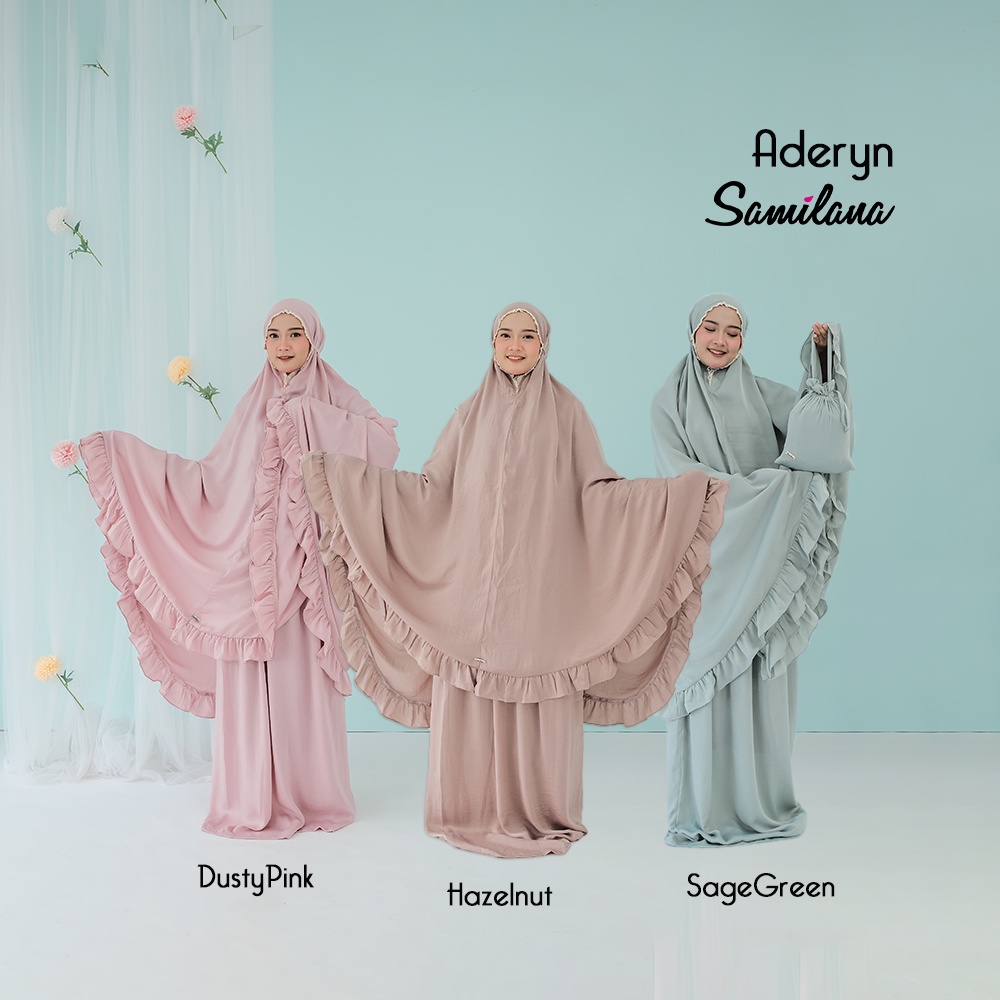 SAMILANA - Mukena Aderyn Series Dewasa Katun Bon Bon Silk Premium