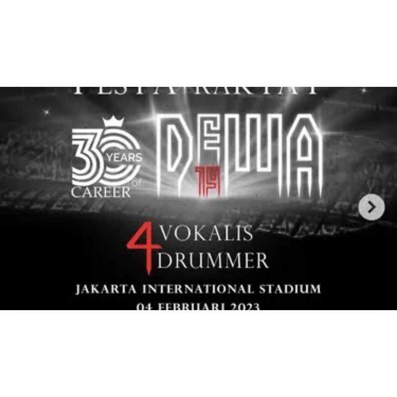 Tiket KONSER RAKYAT DEWA 19 Festival B