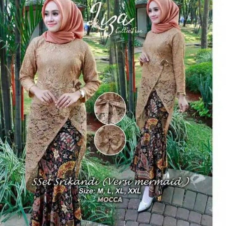 ❂ SETELAN KEBAYA SRIKANDI BROKAT ROK DUYUNG/ KEBAYA PESTA / KEBAYA MURAH ❀