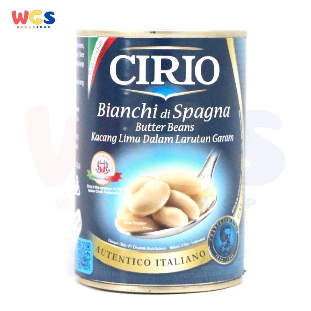 Cirio Bianchi di Spagna Butter Beans - Kacang Lima