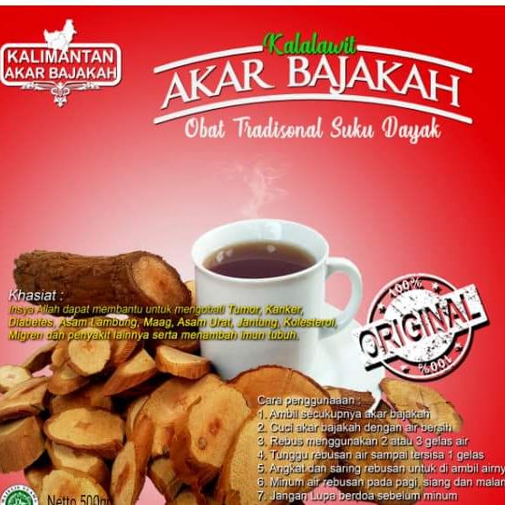 [TERLARIS] Akar Bajakah Kalalawit Merah dan teh herbal Premium Asli Kalimantan SUPER