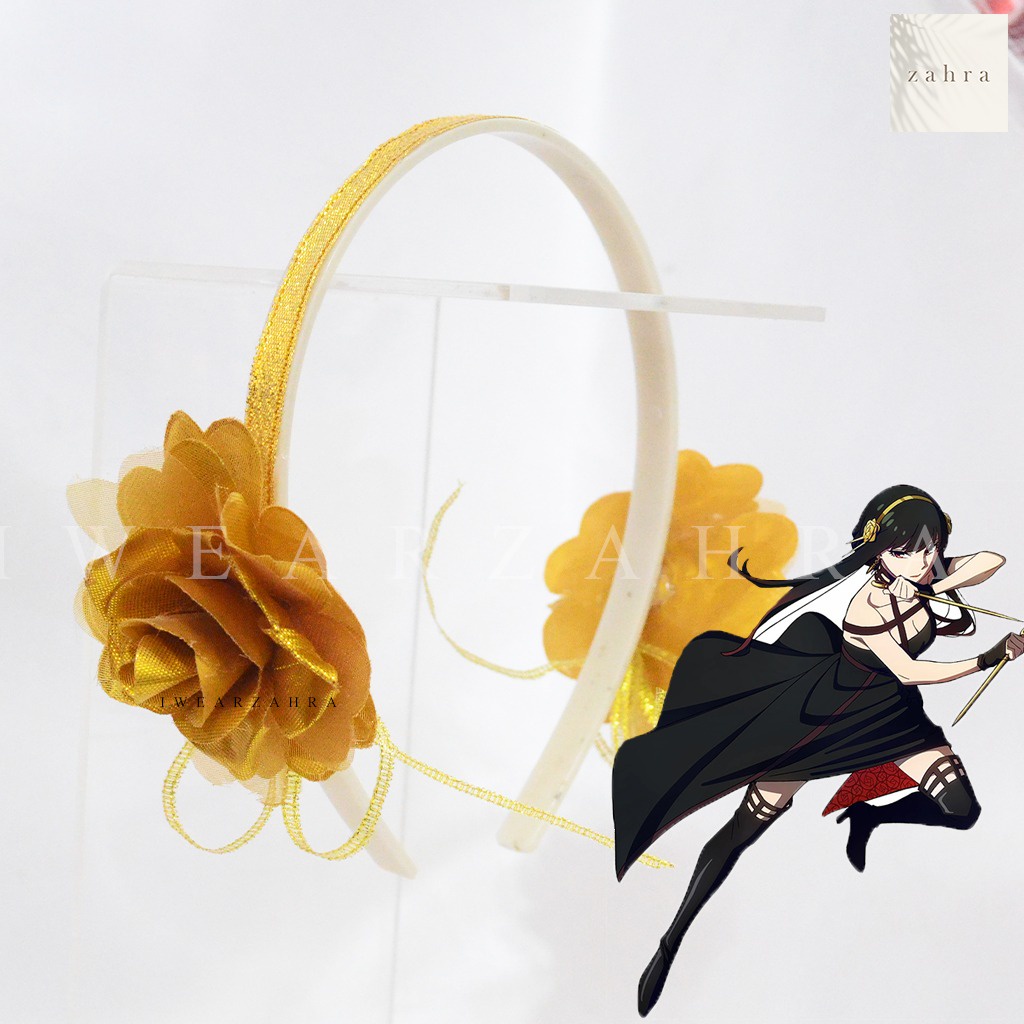 YOR FORGER HEADBAND - Spy x Family Cosplay Anya Bando Anime Costume Kostum Karakter Jepang Wanita Manga Aksesoris Rambut Perlengkapan Cosplayer Murah