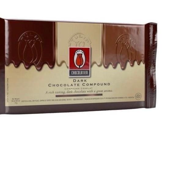 

♙ Tulip Dark Chocolate Compound - Coklat Tulip 1kg !! ⅍